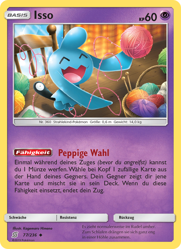 Isso 77 — Unified Minds (German Pokémon TCG card)
