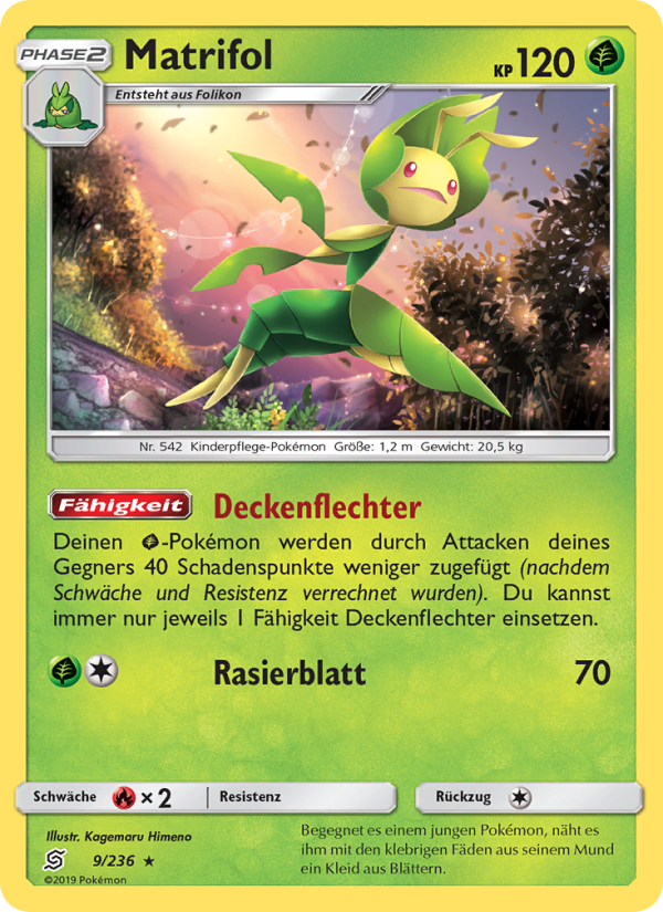 Matrifol 9 — Unified Minds (German Pokémon TCG card)