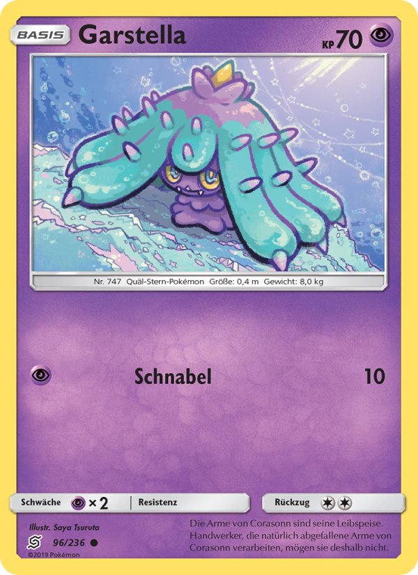 Garstella 96 — Unified Minds (German Pokémon TCG card)