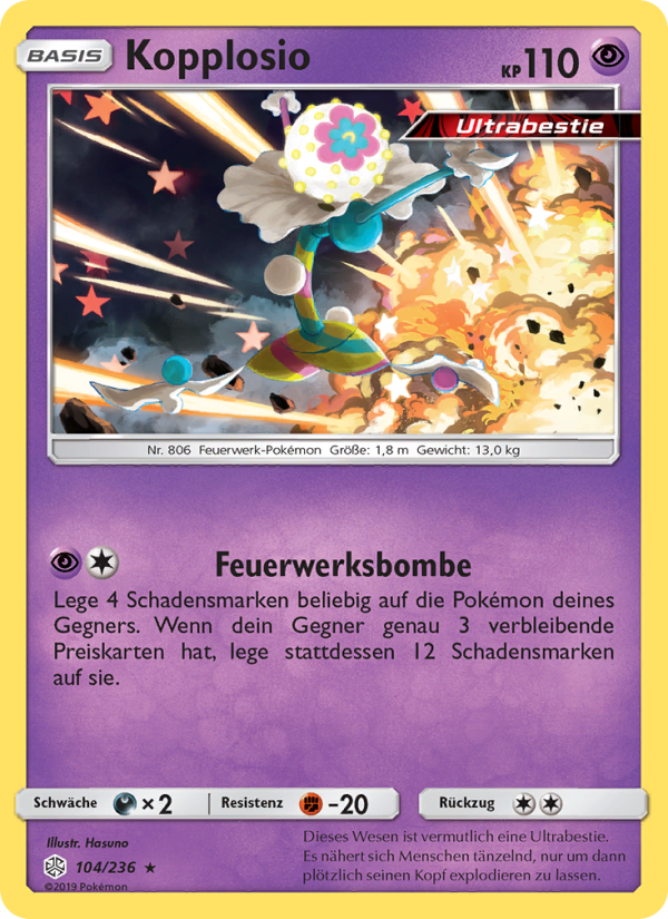 Kopplosio 104 — Cosmic Eclipse (German Pokémon TCG card)