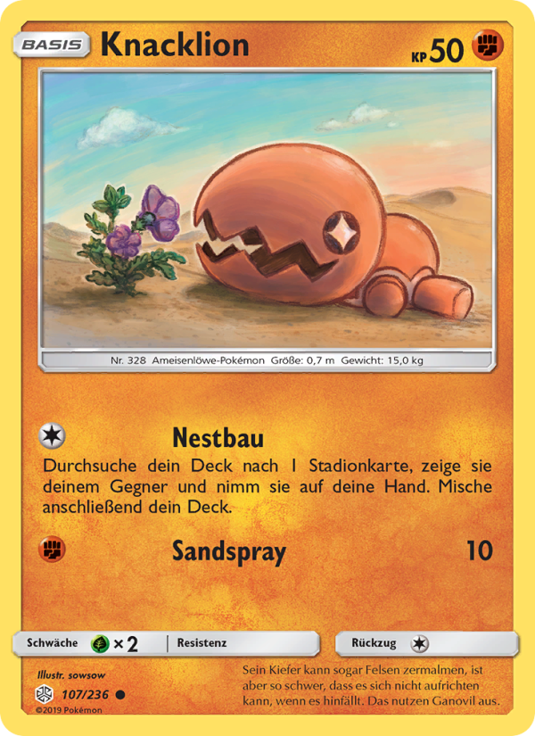 Knacklion 107 — Cosmic Eclipse (German Pokémon TCG card)