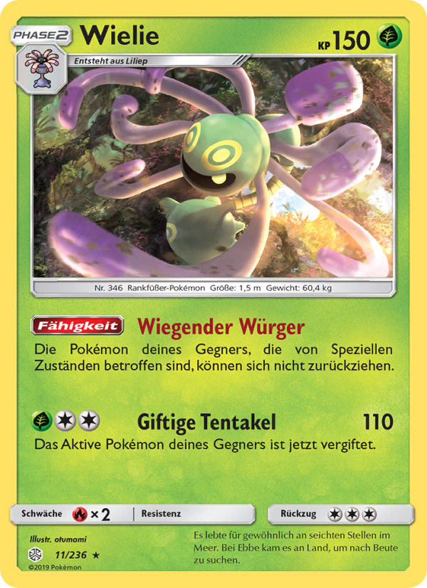 Wielie 11 — Cosmic Eclipse (German Pokémon TCG card)