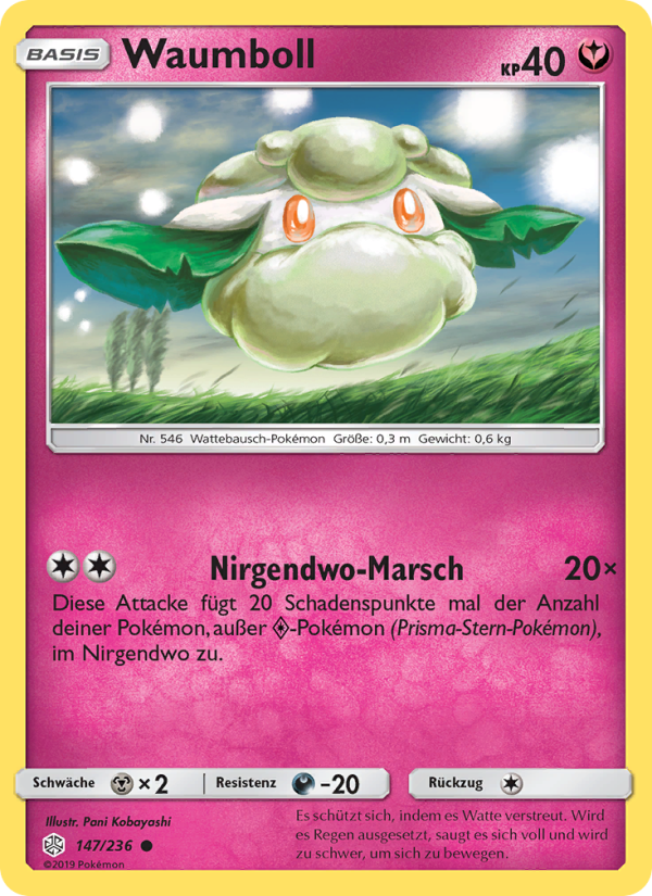 Waumboll 147 — Cosmic Eclipse (German Pokémon TCG card)