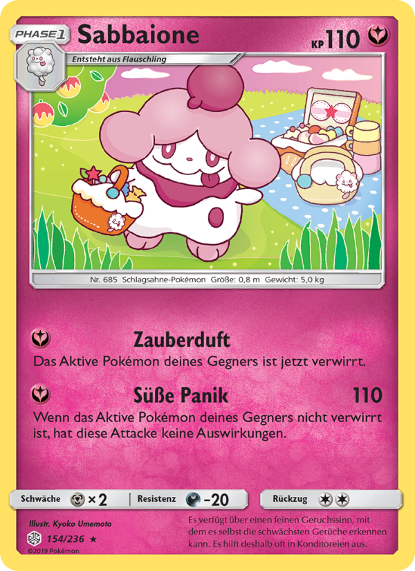 Sabbaione 154 — Cosmic Eclipse (German Pokémon TCG card)