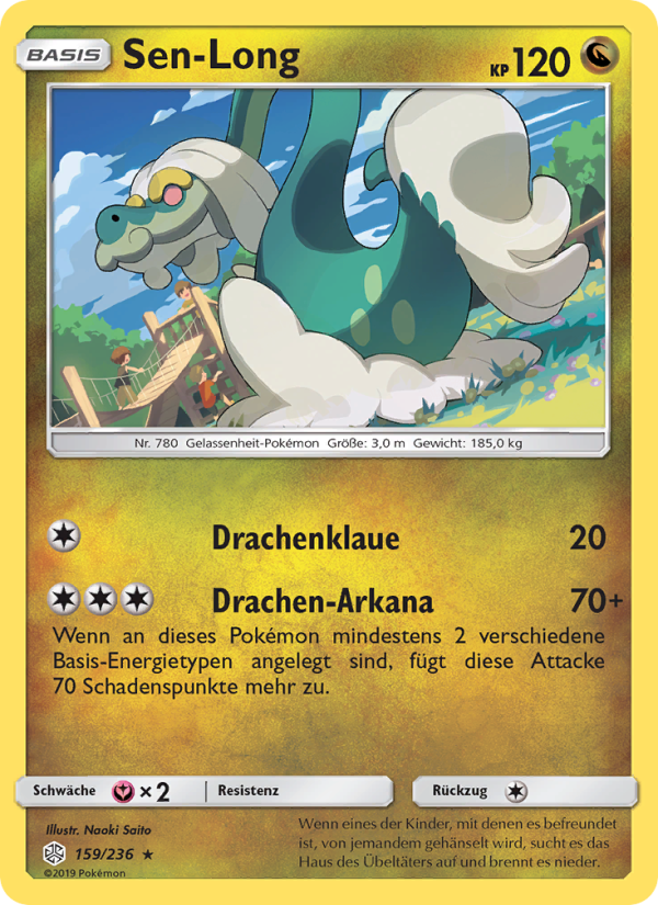 Sen-Long 159 — Cosmic Eclipse (German Pokémon TCG card)