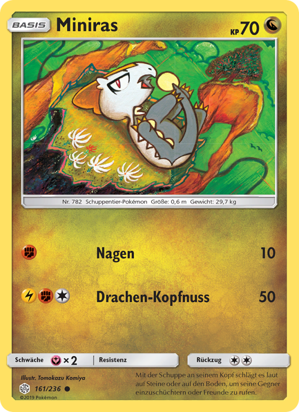 Miniras 161 — Cosmic Eclipse (German Pokémon TCG card)