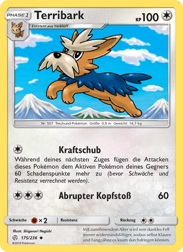 Terribark 175 — Cosmic Eclipse (German Pokémon TCG card)