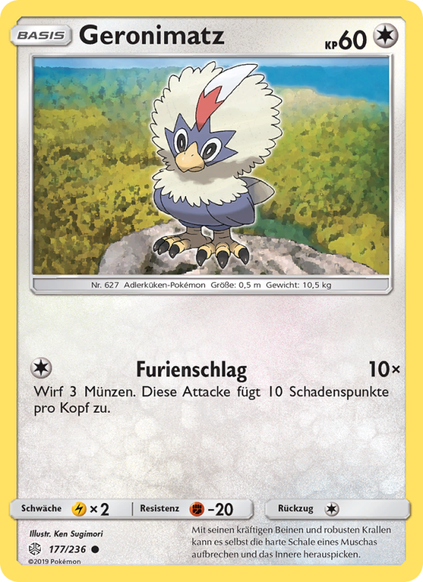 Geronimatz 177 — Cosmic Eclipse (German Pokémon TCG card)