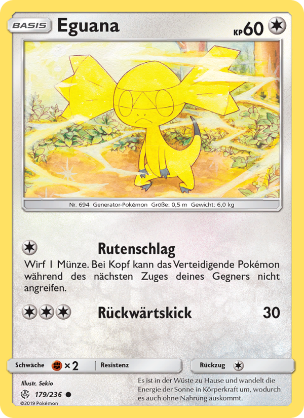 Eguana 179 — Cosmic Eclipse (German Pokémon TCG card)
