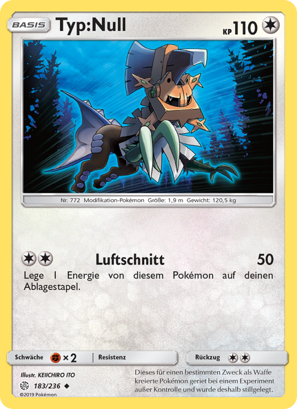 Typ:Null 183 — Cosmic Eclipse (German Pokémon TCG card)