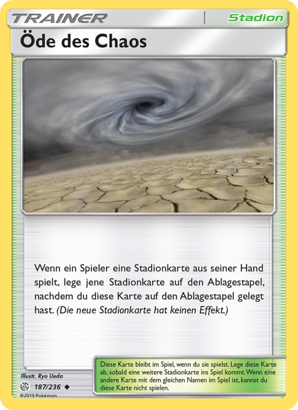 Öde des Chaos 187 — Cosmic Eclipse (German Pokémon TCG card)