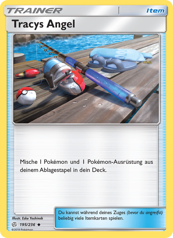 Tracys Angel 195 — Cosmic Eclipse (German Pokémon TCG card)