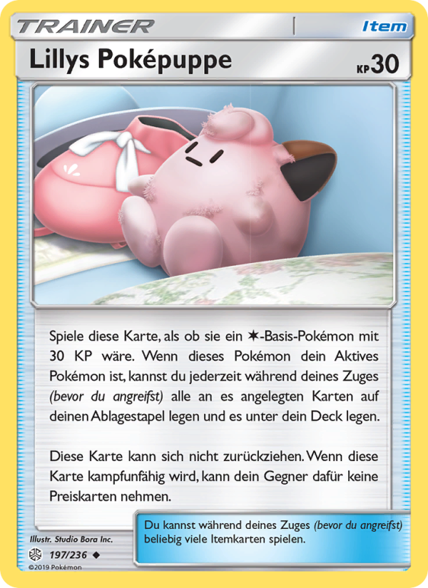Lillys Poképuppe 197 — Cosmic Eclipse (German Pokémon TCG card)