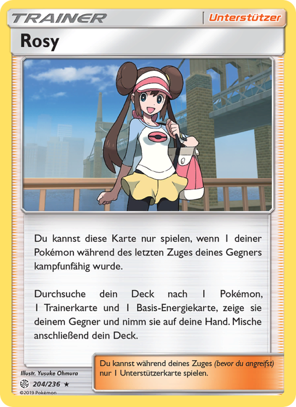 Rosy 204 — Cosmic Eclipse (German Pokémon TCG card)