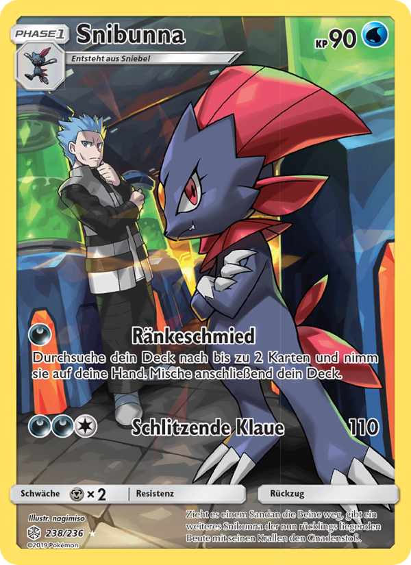 Snibunna 238 — Cosmic Eclipse (German Pokémon TCG card)