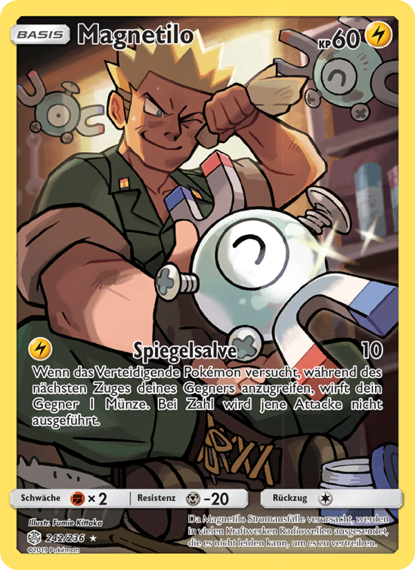 Magnetilo 242 — Cosmic Eclipse (German Pokémon TCG card)