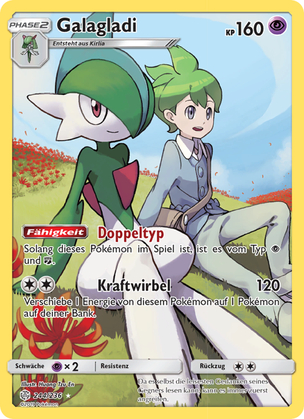 Galagladi 244 — Cosmic Eclipse (German Pokémon TCG card)