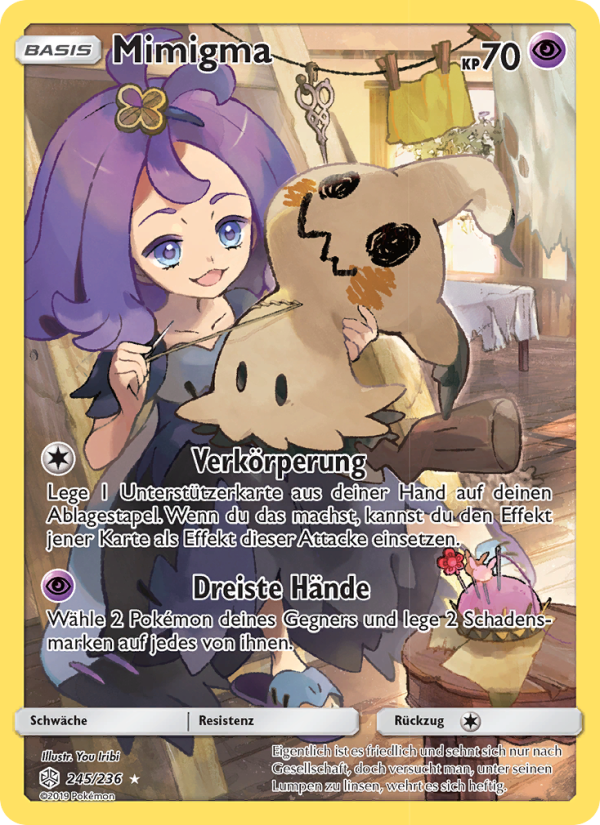 Mimigma 245 — Cosmic Eclipse (German Pokémon TCG card)