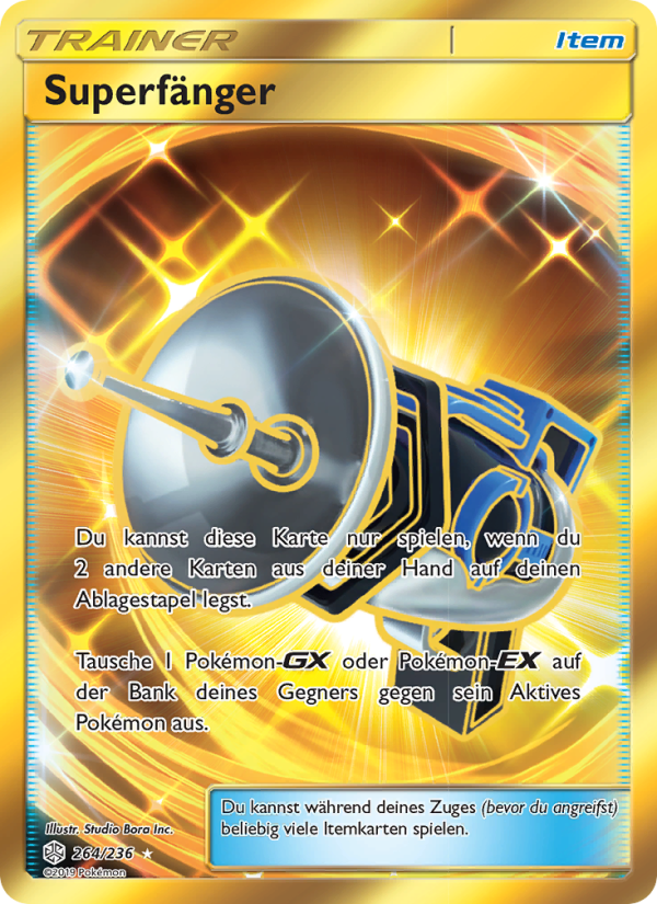 Superfänger 264 — Cosmic Eclipse (German Pokémon TCG card)