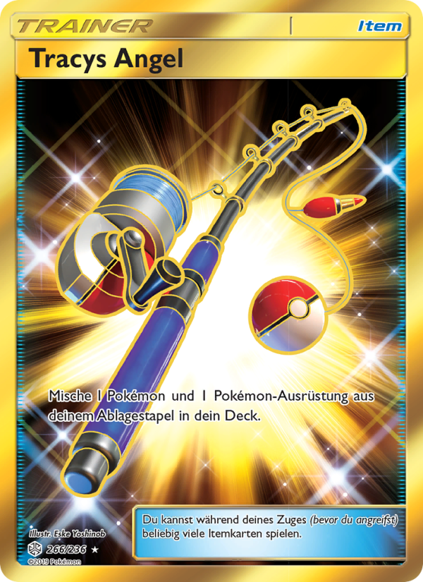 Tracys Angel 266 — Cosmic Eclipse (German Pokémon TCG card)