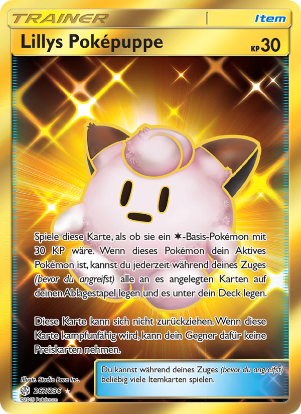 Lillys Poképuppe 267 — Cosmic Eclipse (German Pokémon TCG card)