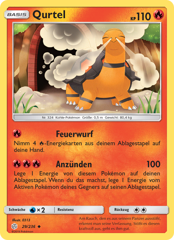 Qurtel 29 — Cosmic Eclipse (German Pokémon TCG card)