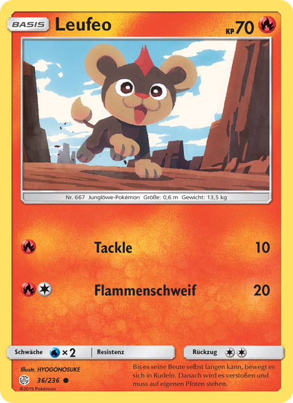 Leufeo 36 — Cosmic Eclipse (German Pokémon TCG card)