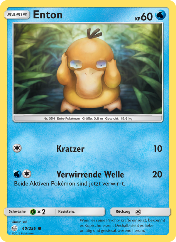 Enton 40 — Cosmic Eclipse (German Pokémon TCG card)