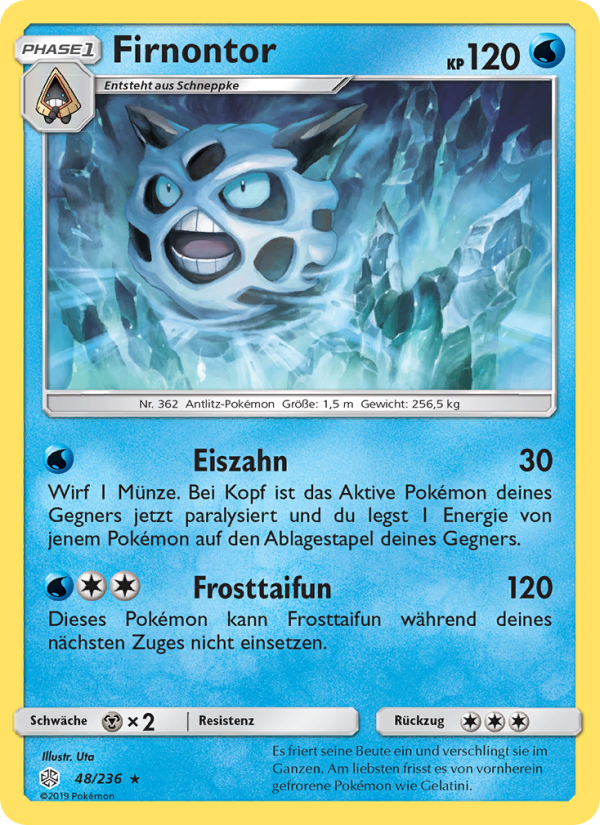Firnontor 48 — Cosmic Eclipse (German Pokémon TCG card)