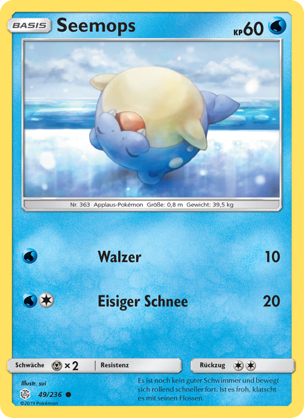 Seemops 49 — Cosmic Eclipse (German Pokémon TCG card)