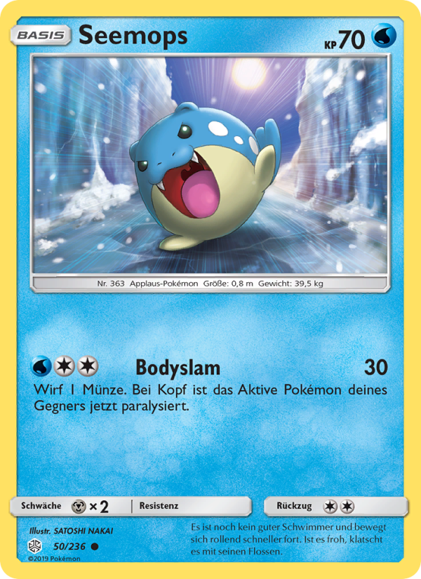 Seemops 50 — Cosmic Eclipse (German Pokémon TCG card)
