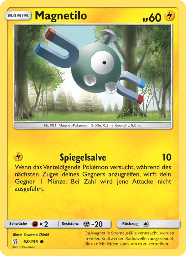 Magnetilo 68 — Cosmic Eclipse (German Pokémon TCG card)