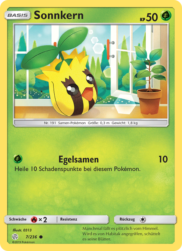 Sonnkern 7 — Cosmic Eclipse (German Pokémon TCG card)