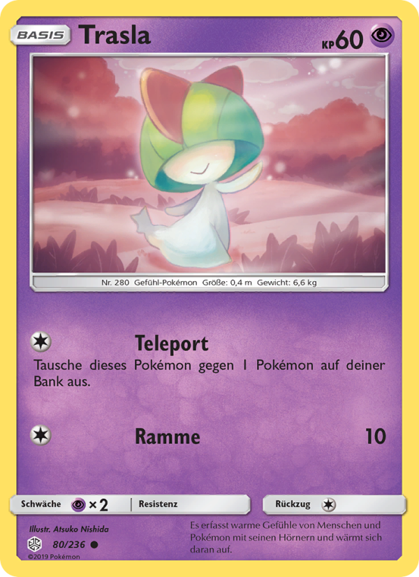 Trasla 80 — Cosmic Eclipse (German Pokémon TCG card)