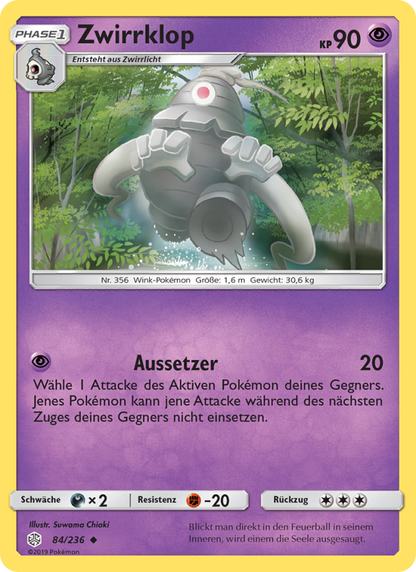 Zwirrklop 84 — Cosmic Eclipse (German Pokémon TCG card)