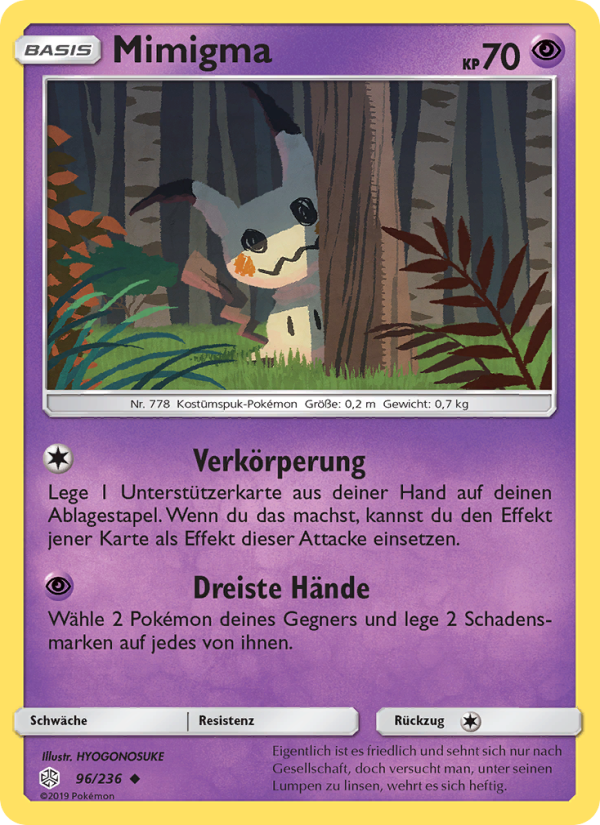 Mimigma 96 — Cosmic Eclipse (German Pokémon TCG card)