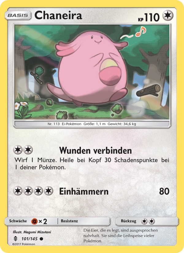 Chaneira 101 — Guardians Rising (German Pokémon TCG card)