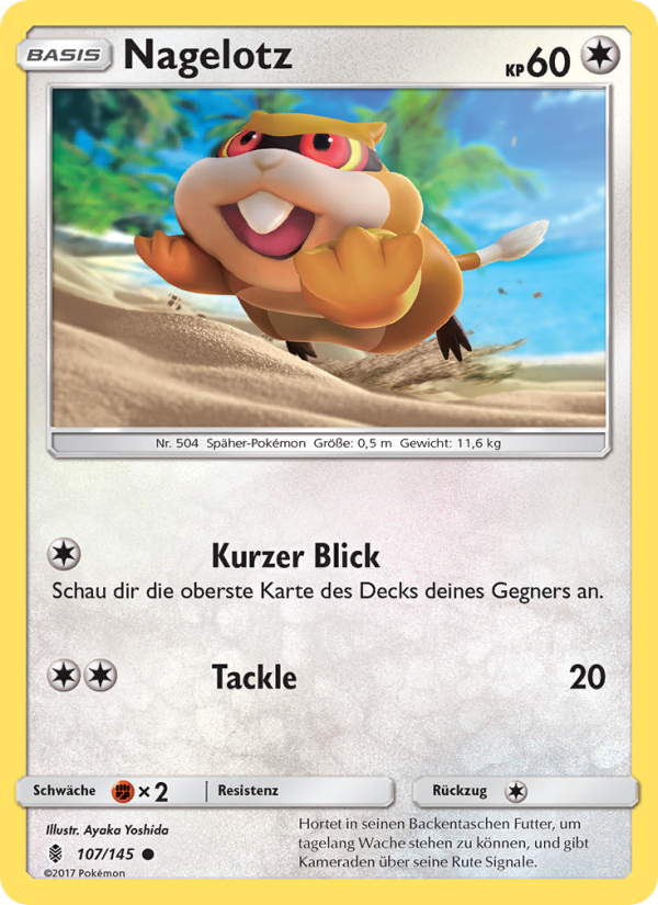 Nagelotz 107 — Guardians Rising (German Pokémon TCG card)