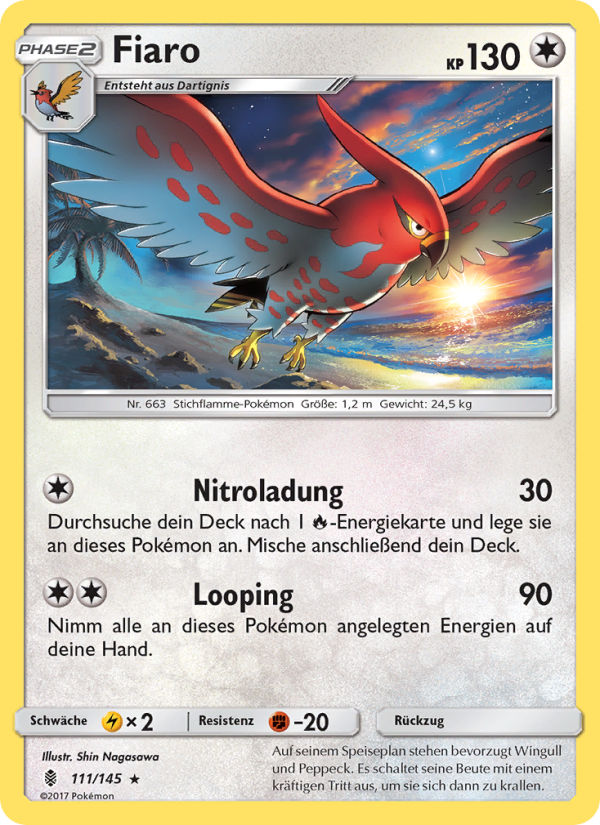 Fiaro 111 — Guardians Rising (German Pokémon TCG card)