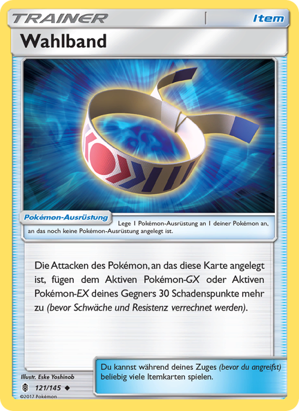 Wahlband 121 — Guardians Rising (German Pokémon TCG card)