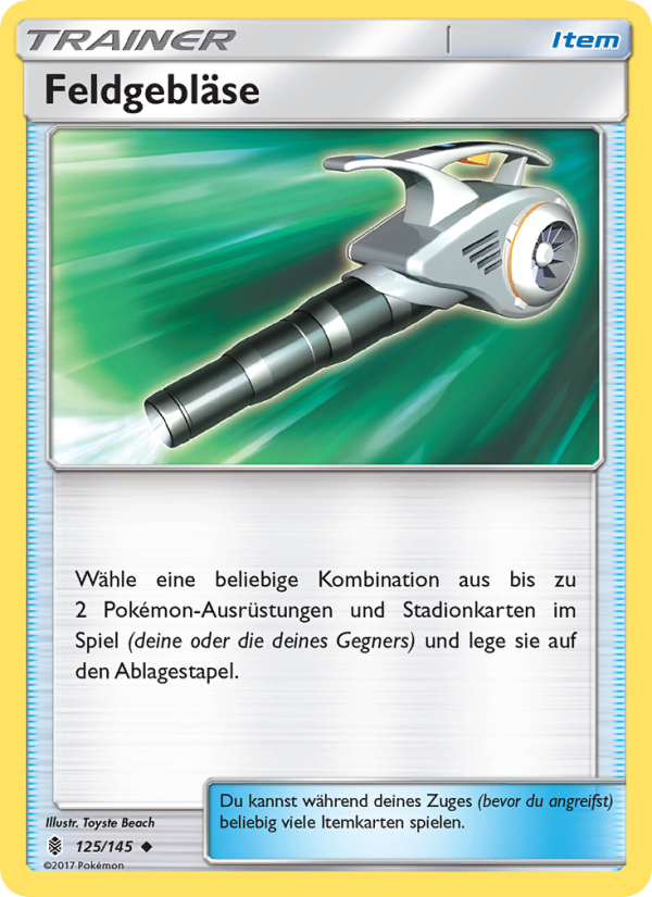 Feldgebläse 125 — Guardians Rising (German Pokémon TCG card)
