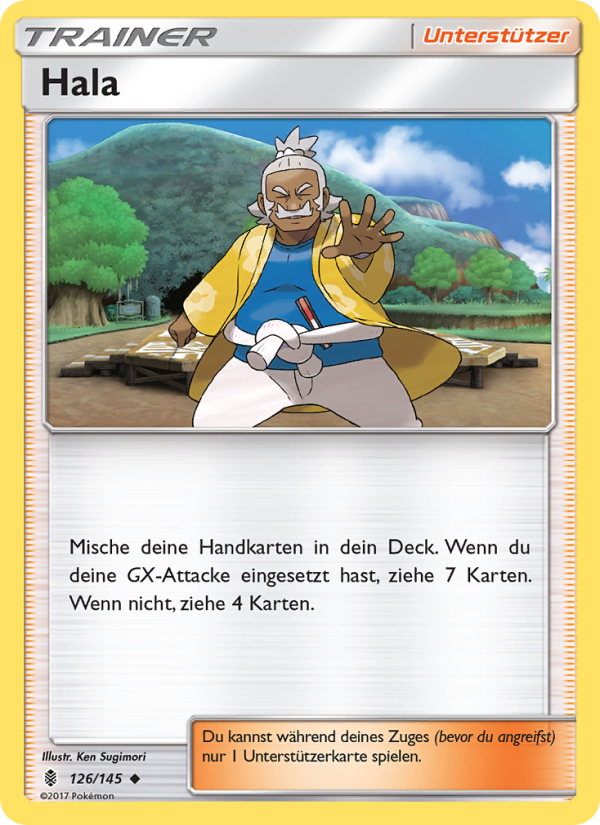 Hala 126 — Guardians Rising (German Pokémon TCG card)