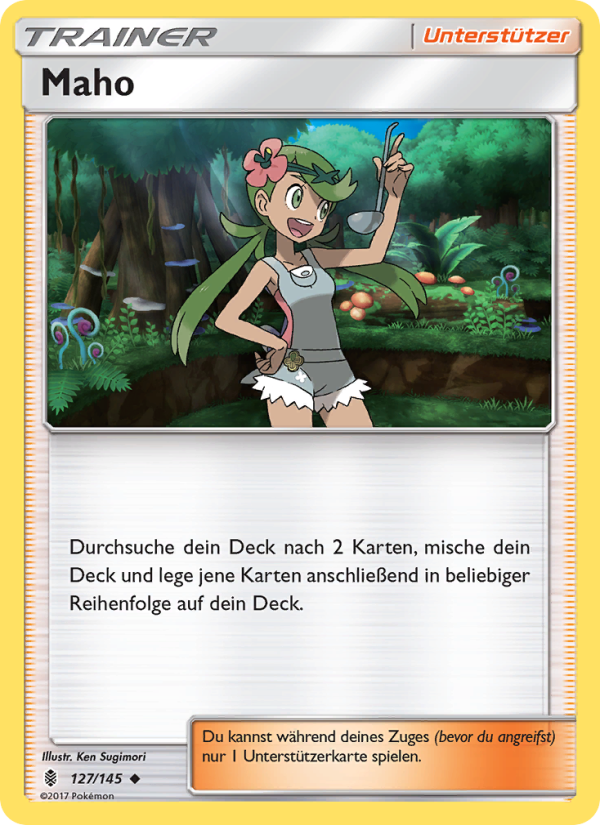 Maho 127 — Guardians Rising (German Pokémon TCG card)