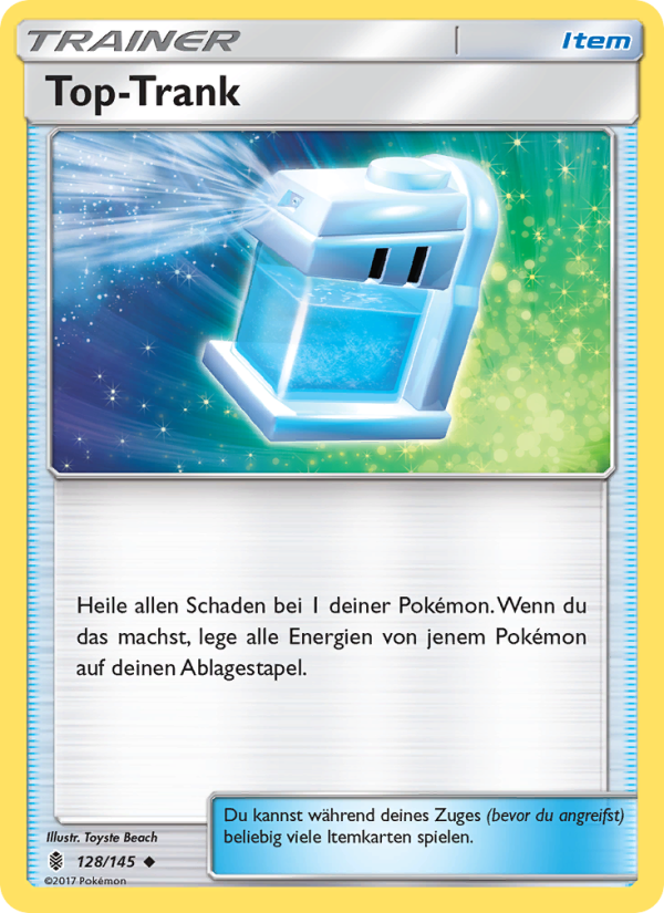 Top-Trank 128 — Guardians Rising (German Pokémon TCG card)