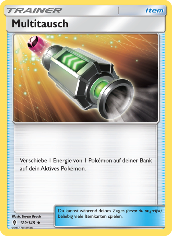 Multitausch 129 — Guardians Rising (German Pokémon TCG card)