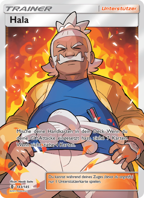 Hala 143 — Guardians Rising (German Pokémon TCG card)