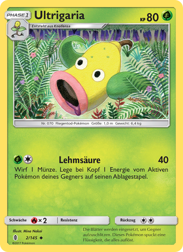 Ultrigaria 2 — Guardians Rising (German Pokémon TCG card)