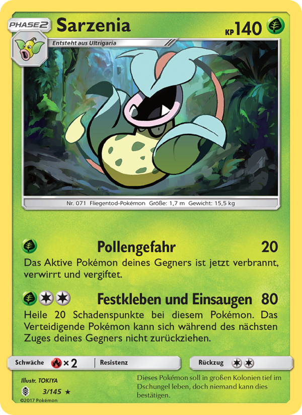 Sarzenia 3 — Guardians Rising (German Pokémon TCG card)