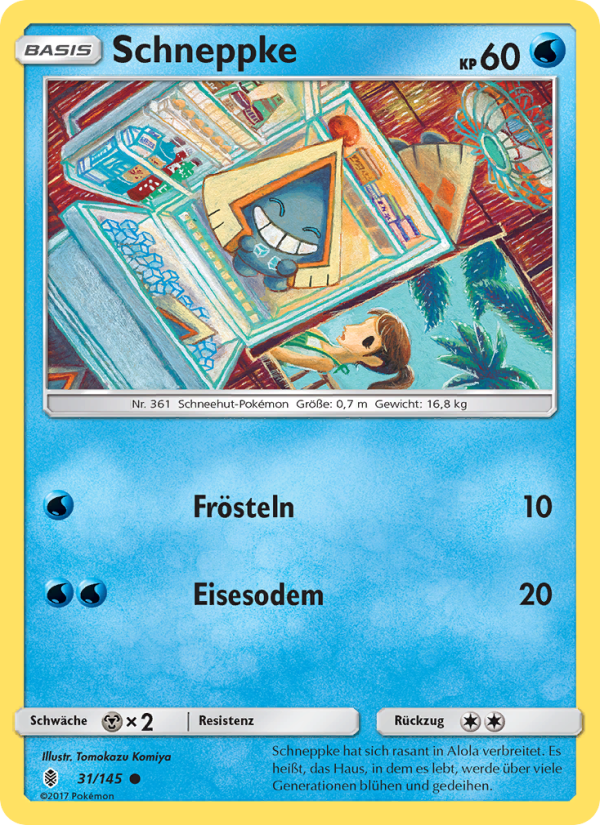 Schneppke 31 — Guardians Rising (German Pokémon TCG card)