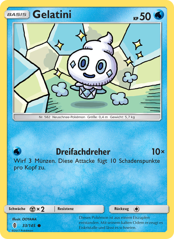 Gelatini 33 — Guardians Rising (German Pokémon TCG card)